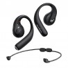 Soundcore AeroFit Pro Earbuds 2 in 1 Detachable Headset Wireless bluetooth Earphone Air Turbo Sports Earhooks Headphones - Black
