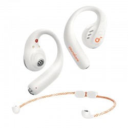 Soundcore AeroFit Pro Earbuds 2 in 1 Detachable Headset Wireless bluetooth Earphone Air Turbo Sports Earhooks Headphones - White