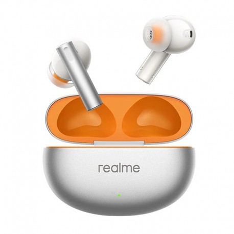 Realme Buds Air6 TWS bluetooth Earphone ANC Earbuds Audio LHDC 5.0 40H Playback Low Latency In-ear Sports Headphones - Orange