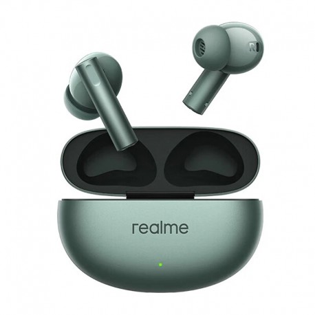 Realme Buds Air6 TWS bluetooth Earphone ANC Earbuds Audio LHDC 5.0 40H Playback Low Latency In-ear Sports Headphones - Green