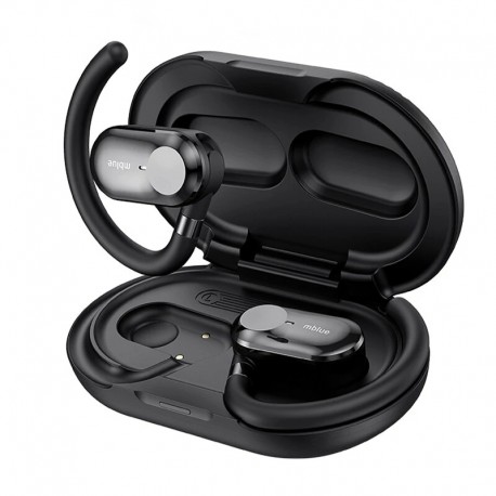 MEIZU Mblue H06 OWS Headset Wireless bluetooth Earphone HiFi Sound ENC Earhooks Sports Headphones - Black