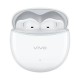 Vivo TWS Air2 TWS bluetooth 5.3 Earphone 14.2mm Units 3D Surround Stereo Deep Bass AAC LC3 Semi-in-ear Sports Earphone - White