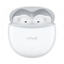 Vivo TWS Air2 TWS bluetooth 5.3 Earphone 14.2mm Units 3D Surround Stereo Deep Bass AAC LC3 Semi-in-ear Sports Earphone - White