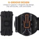 Running Wristband Holder 360 Degree Rotation Detachable Armband with Key Holder for iPhone Samsung Xiaomi Huawei Phone Black