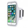 Universal Outdoor Sports Armband Case Phone Holder For iPhone 13 14 15 Samsung Huawei Gym Running Phone Bag Arm Band Case White