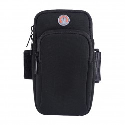 Universal Running Armband Phone Case Holder Jogging Shockproof Phone Bag Fitness Gym Arm Band Cellphone Pouch Black
