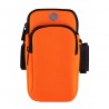 Universal Running Armband Phone Case Holder Jogging Shockproof Phone Bag Fitness Gym Arm Band Cellphone Pouch Orange