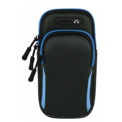 6.8 inches Running Sport Armband Bag Waterproof Arm Bag Mobile Phone Bag Case Fitness Gym Arm Band For iPhone Samsung Blue