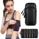 6.8 inches Running Sport Armband Bag Waterproof Arm Bag Mobile Phone Bag Case Fitness Gym Arm Band For iPhone Samsung Blue