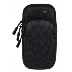 6.8 inches Running Sport Armband Bag Waterproof Arm Bag Mobile Phone Bag Case Fitness Gym Arm Band For iPhone Samsung Black
