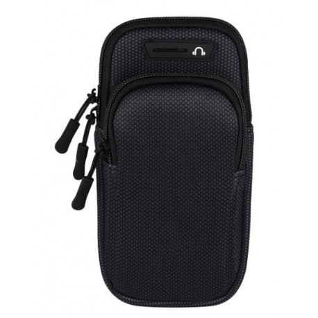 6.8 inches Running Sport Armband Bag Waterproof Arm Bag Mobile Phone Bag Case Fitness Gym Arm Band For iPhone Samsung Black