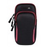 6.8 inches Running Sport Armband Bag Waterproof Arm Bag Mobile Phone Bag Case Fitness Gym Arm Band For iPhone Samsung Red