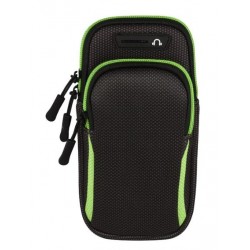 6.8 inches Running Sport Armband Bag Waterproof Arm Bag Mobile Phone Bag Case Fitness Gym Arm Band For iPhone Samsung Green