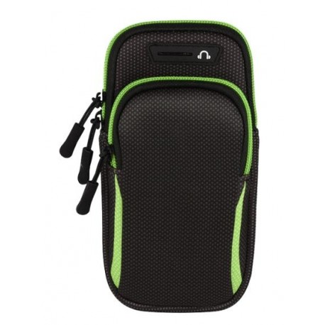 6.8 inches Running Sport Armband Bag Waterproof Arm Bag Mobile Phone Bag Case Fitness Gym Arm Band For iPhone Samsung Green