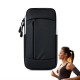 Phone Arm Holder Arm Bag Phone Pouch Key Holder Workout Phone Holder Sports Bag Adjustable Strap Waterproof Running Arm Black