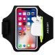 Running Sport Armbands For iPhone 16 15 14 13 12 Pro Max 14 Plus Samsung S24 Ultra Zipper Arm Bag Case For AirPods Pro 3 Blue