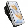 Sports Cycling Running Wrist Bag For iPhone 16 15 14 13 12 11 Pro Max 16 Plus Touch Screen Running Zipper Armband Pouch Grey
