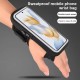Sports Cycling Running Wrist Bag For iPhone 16 15 14 13 12 11 Pro Max 16 Plus Touch Screen Running Zipper Armband Pouch Grey