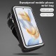 Sports Cycling Running Wrist Bag For iPhone 16 15 14 13 12 11 Pro Max 16 Plus Touch Screen Running Zipper Armband Pouch Grey