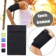 Handbag Armband Breathable Elastic Outdoor Running Wrist Phone Bag Mobile Phone Arm Bag Arm Band Cellphone Holder Pouch grey