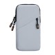 Running Phone Armband Waterproof Arm Pocket Cell Phone Holder Large Breathable Multifunctional Pouch For Women & Men grey