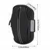 Cell Phone Armbands Waterproof Sport Armbands Portable Gym Arm Bag Multifunctional Cycling Pouch For Outdoor Activities black