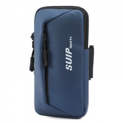 Running Armband Bag Case For iPhone 13 12 11 Pro Max XR SE3 Waterproof GYM Fitness On Hand Arm Band Wallet Holder Pouch Blue