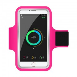 6.9 inch Running Phone Case For iPhone 12 Pro Max X Xs Max XR Sport Armbands for Samsung S21 S20 Plus S10 Huawei P40 Rose Red