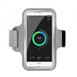 6.9 inch Running Phone Case For iPhone 12 Pro Max X Xs Max XR Sport Armbands for Samsung S21 S20 Plus S10 Huawei P40 P30 grey
