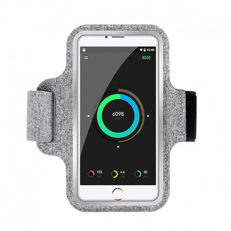 6.9 inch Running Phone Case For iPhone 12 Pro Max X Xs Max XR Sport Armbands for Samsung S21 S20 Plus S10 Huawei P40 P30 grey