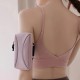 Phone Pouch For Phone Holder Water Resistant Phone Strap Armband Holder Case Phone Bag For Biking Running Hiking Walking grey
