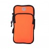 Running Gym Armband Bag for iPhone 14 Waterproof Arm Band Phone Holder for Samsung S23 Xiaomi Protection Mobile Phone Bag Orange