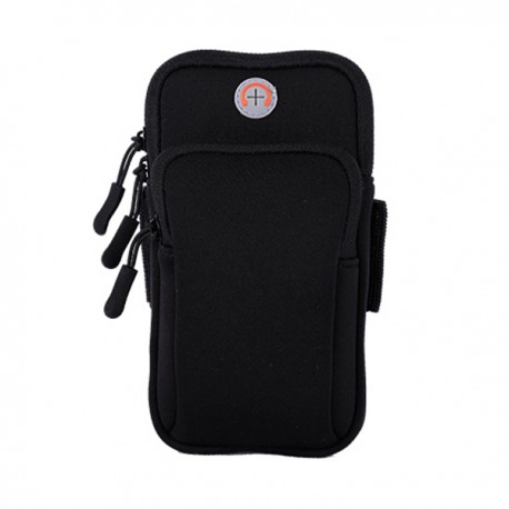 Running Gym Armband Bag for iPhone 14 Waterproof Arm Band Phone Holder for Samsung S23 Xiaomi Protection Mobile Phone Bag Black