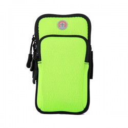 Running Gym Armband Bag for iPhone 14 Waterproof Arm Band Phone Holder for Samsung S23 Xiaomi Protection Mobile Phone Bag Green