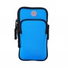 Running Gym Armband Bag for iPhone 14 Waterproof Arm Band Phone Holder for Samsung S23 Xiaomi Protection Mobile Phone Bag Blue