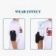 Running Gym Armband Bag for iPhone 14 Waterproof Arm Band Phone Holder for Samsung S23 Xiaomi Protection Mobile Phone Bag Blue
