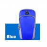 GYM Armband for iPhone 15 14 13 pro max Universal Running Bag for Huawei Samsung Oppo Mobile Phone Arm Bag Outdoor Pouch Blue