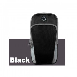 GYM Armband for iPhone 15 14 13 pro max Universal Running Bag for Huawei Samsung Oppo Mobile Phone Arm Bag Outdoor Pouch Black