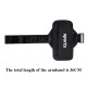 Outdoor Sport Fitness Running Waterproof Armband Bag Jogging Run Messenger Bag Sport Arm Wrist Pouch Phone Bag Cover Red