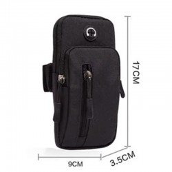 Waterproof Sports Armband Phone Case For IPhone For Samsung For Huawei Universal Sport Phone Case Arm Band Running Bags Wine Red