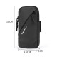 Waterproof Running Armband Phone Holder Jogging Bags For iPhone 16 Pro Max 16E 15 14 13 Outdoor Sports Arm Bag Pouch Red