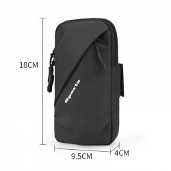 Waterproof Running Armband Phone Holder Jogging Bags For iPhone 16 Pro Max 16E 15 14 13 Outdoor Sports Arm Bag Pouch Red