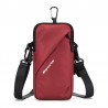 Portable Multifunction Running Sports Armband Bags For iPhone 16 Pro Max Plus 16E 15 14 13 12 Waterproof Crossbody Pouch Red