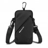 Portable Multifunction Running Sports Armband Bags For iPhone 16 Pro Max Plus 16E 15 14 13 12 Waterproof Crossbody Pouch Black
