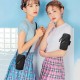Portable Multifunction Running Sports Armband Bags For iPhone 16 Pro Max Plus 16E 15 14 13 12 Waterproof Crossbody Pouch Blue