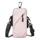 Portable Multifunction Running Sports Armband Bags For iPhone 16 Pro Max Plus 16E 15 14 13 12 Waterproof Crossbody Pouch Pink