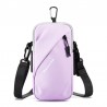 Portable Multifunction Running Sports Armband Bags For iPhone 16 Pro Max Plus 16E 15 14 13 12 Waterproof Crossbody Pouch Purple