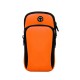 Sports Running Arm with Bag Sleeve Running Arm with General Waterproof Outdoor Sports Mobile Phone Arm for Men Orange