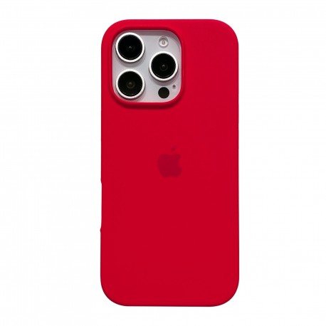 Ultra Thin Protective Silicone Case Back Cover for iPhone 17 - Red