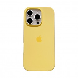 Ultra Thin Protective Silicone Case Back Cover for iPhone 17 Plus - Lemon Zest